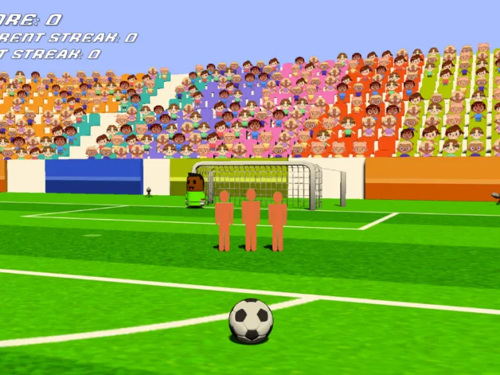 Screenshot of MotionInput Football Practice game