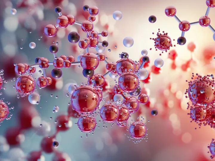 Molecular nano particles 3D structure