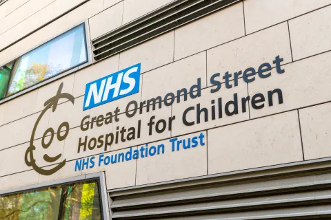 GOSH hospital sign