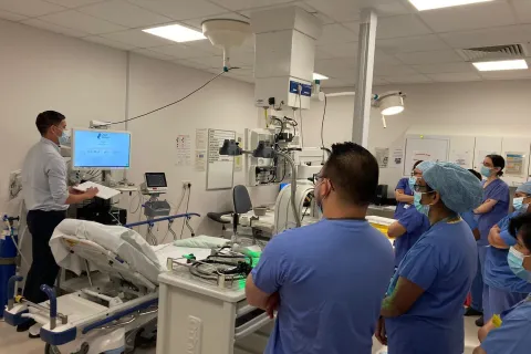 Odin vision surgeons in the theatre