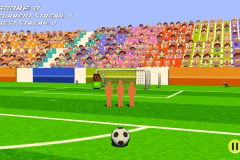 Screenshot of MotionInput Football Practice game
