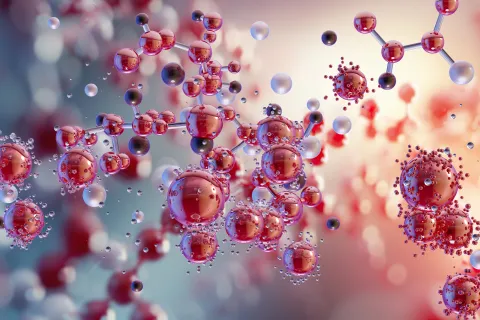 Molecular nano particles 3D structure